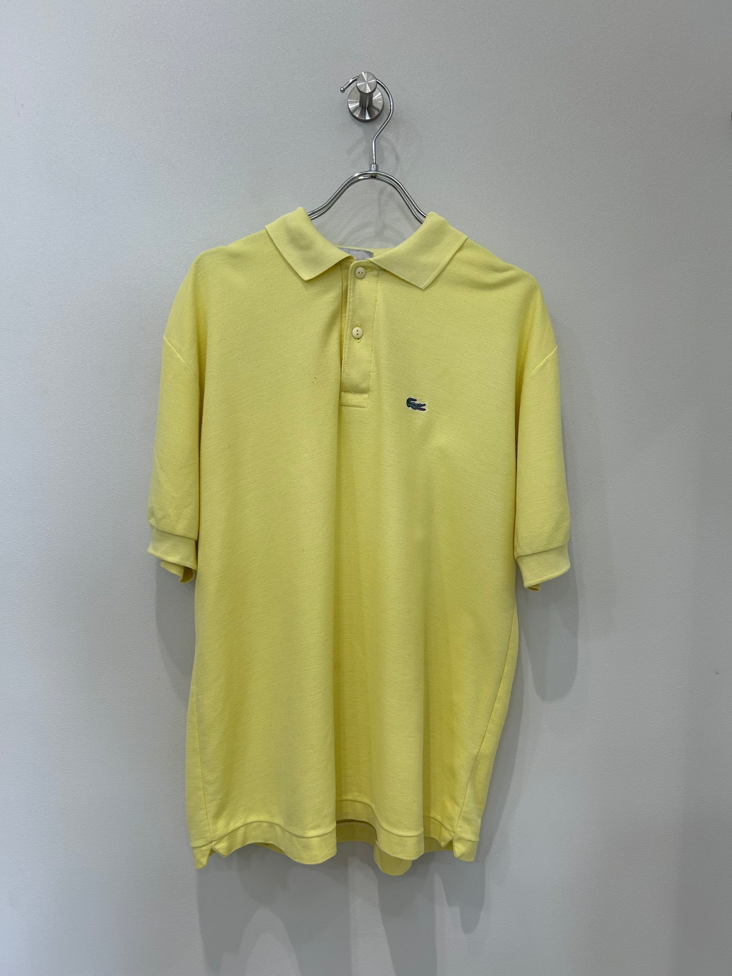 Vintage French Lacoste lemon polo shirt