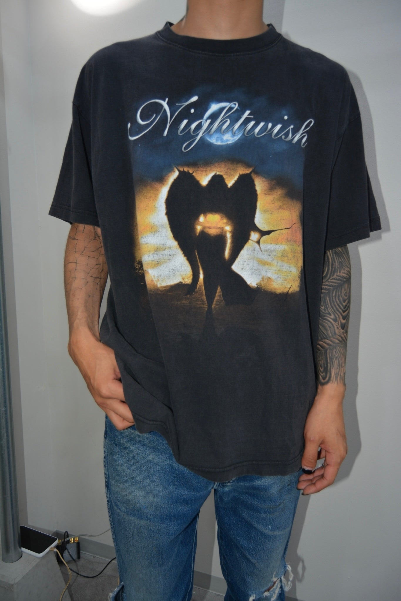 90's Double sided printing tee