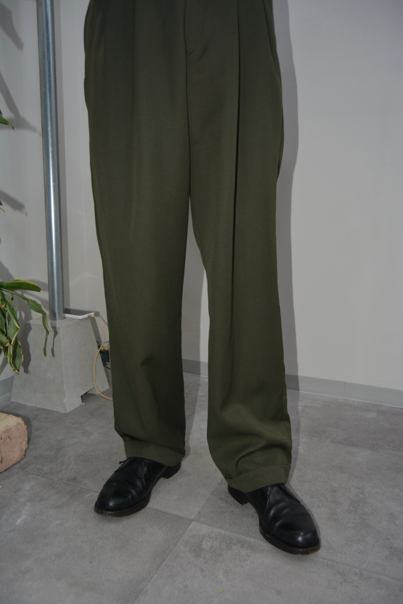 Vintage 2tack green slacks