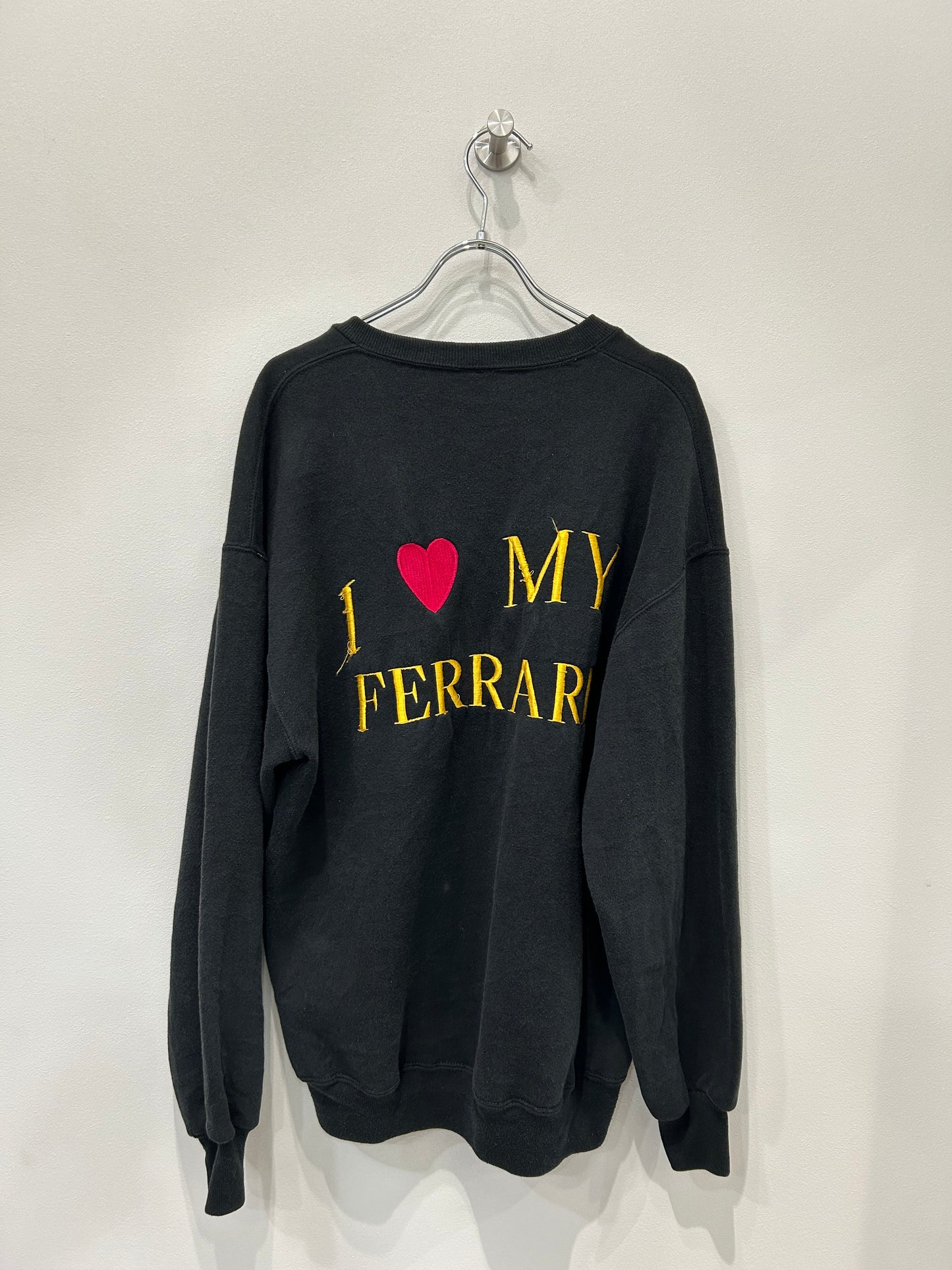 80's Letter embroidery sweat