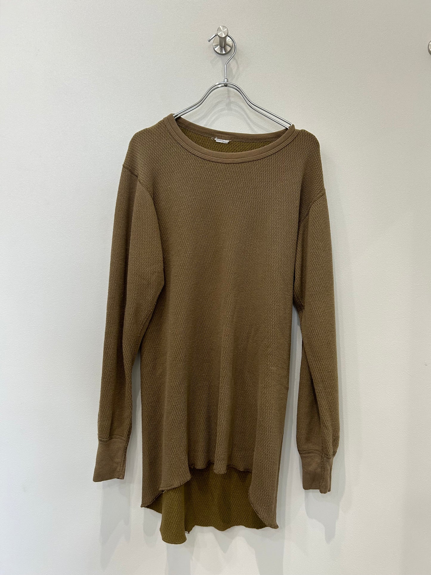 Khaki Thermal Long Sleeve tee