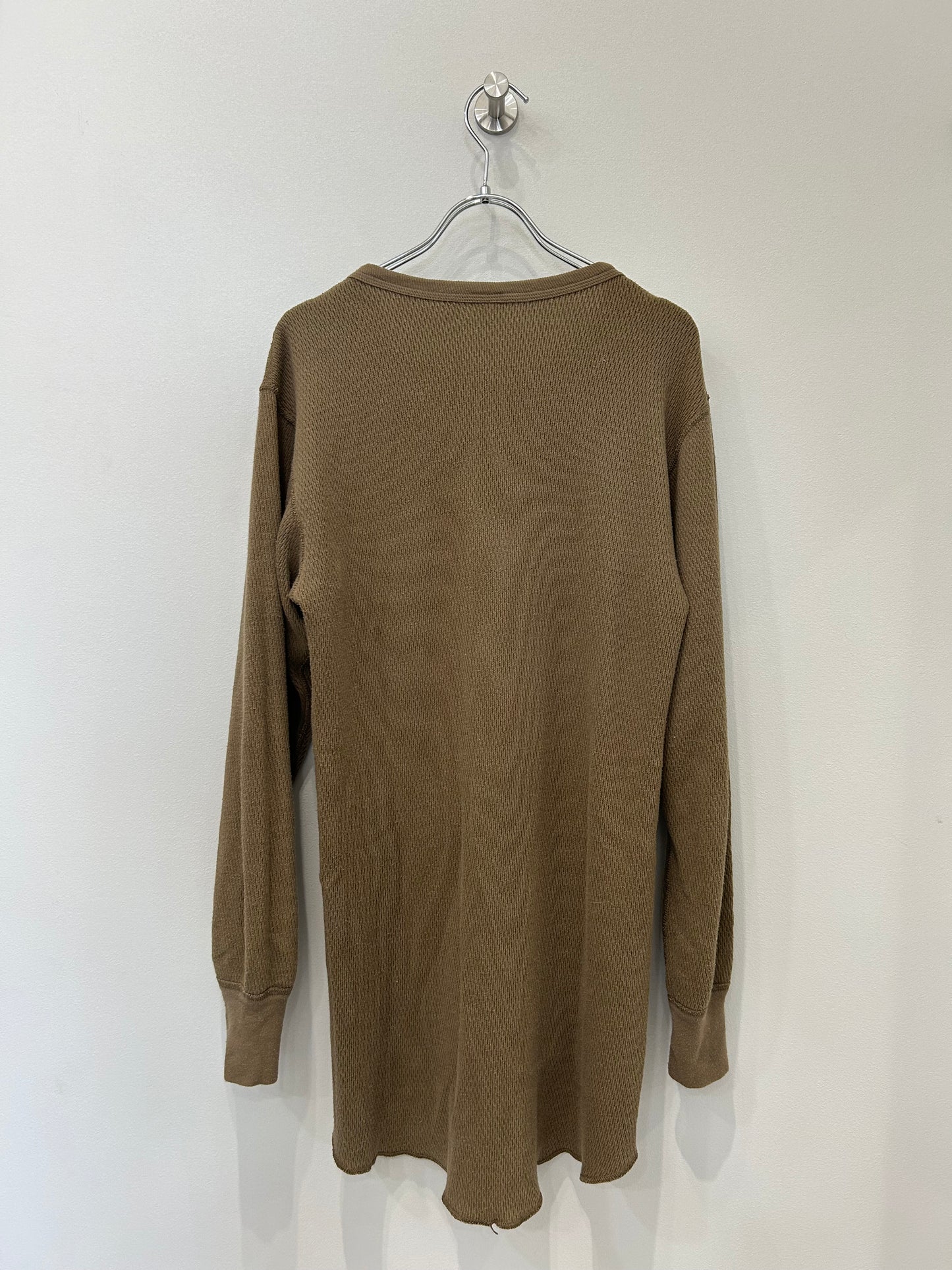 Khaki Thermal Long Sleeve tee