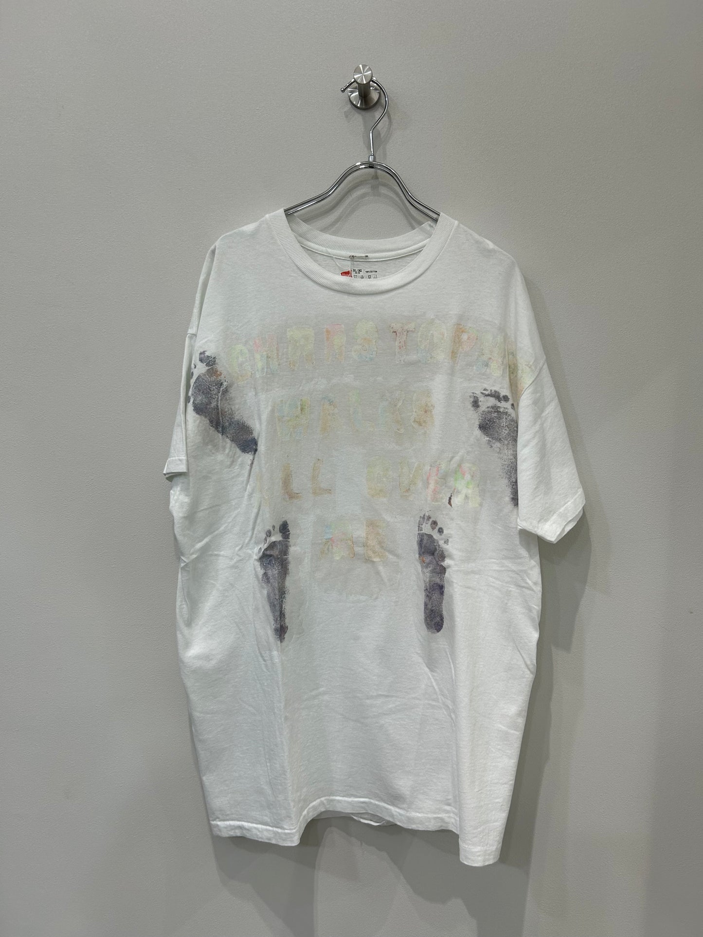 Used Foot print tee