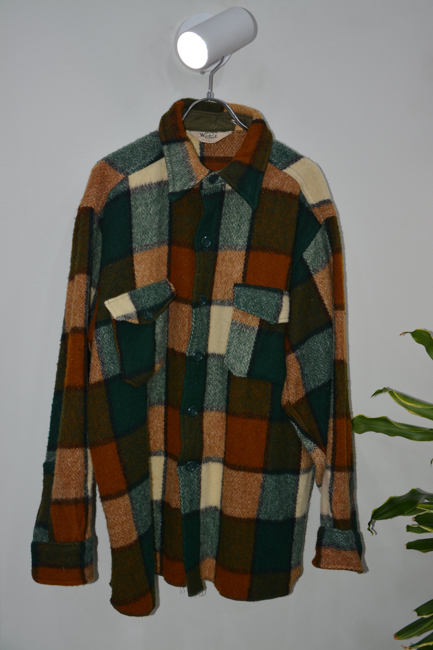 70's Woolrich wool shirt jacket