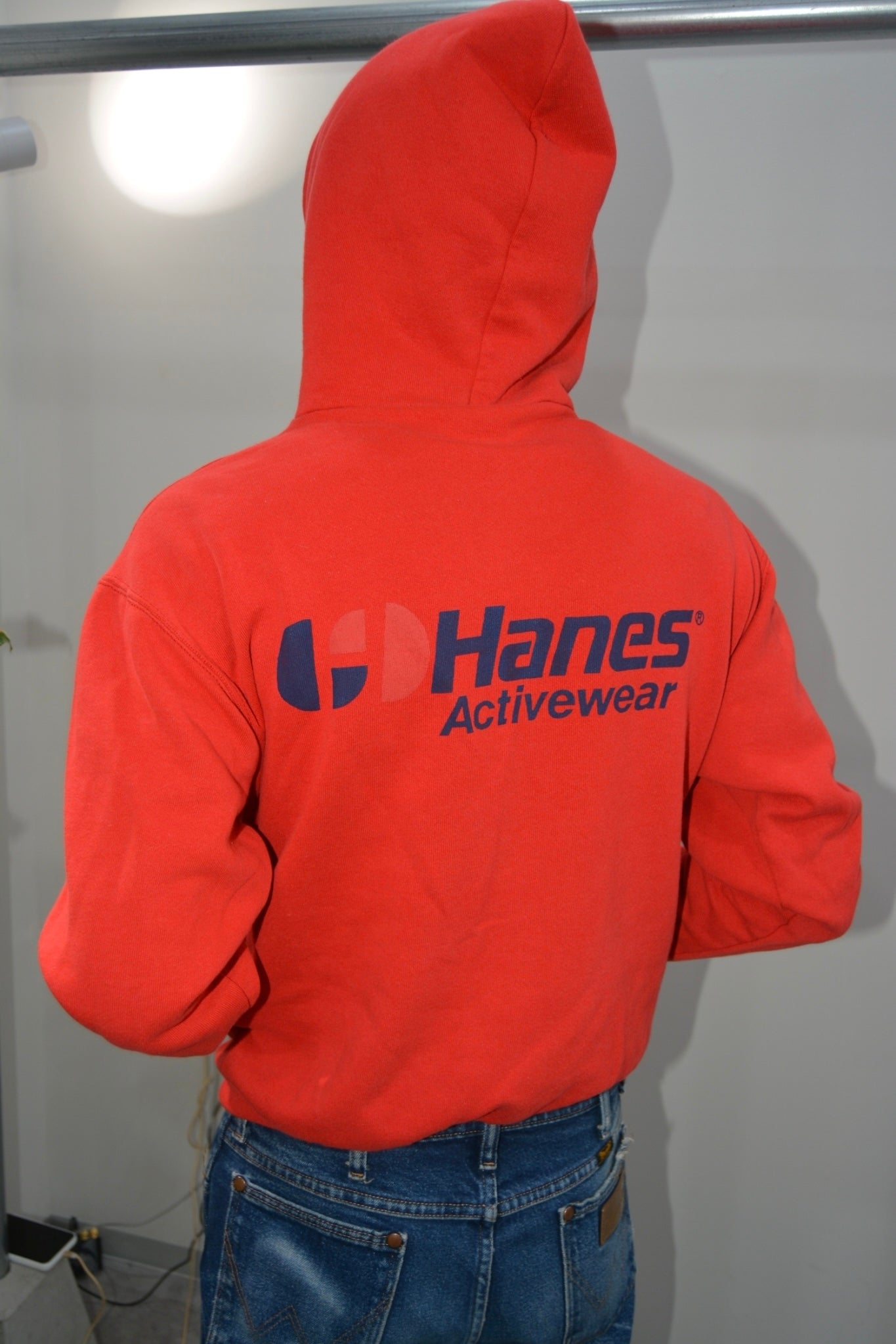 Vintage Hanes red zip hoodie