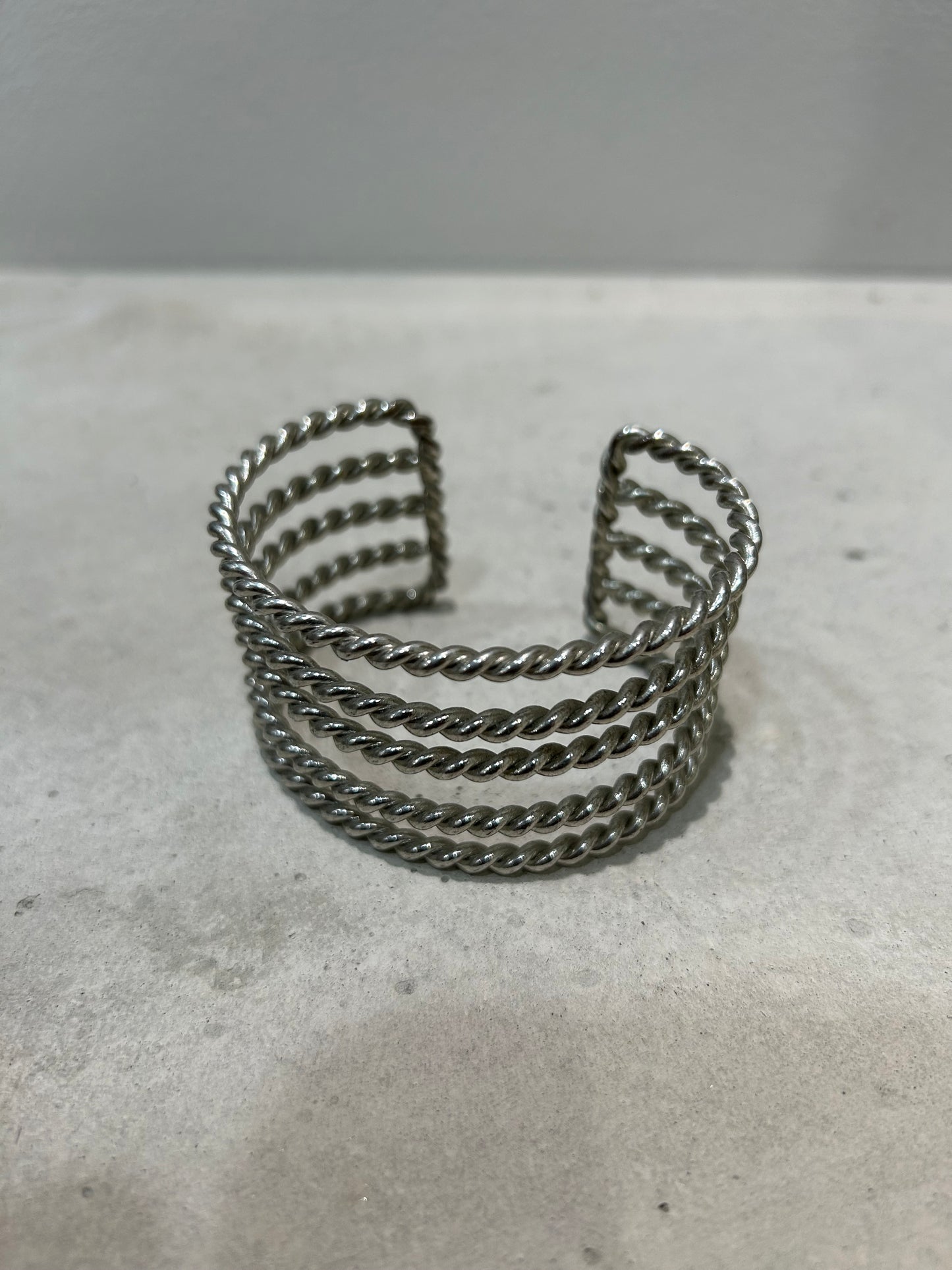 Vintage Twist silver bracelet