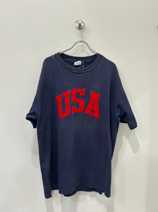 90's USA Felt logo tee