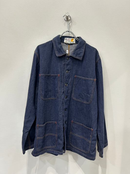 Used Golden Horse denim coveralls jacket