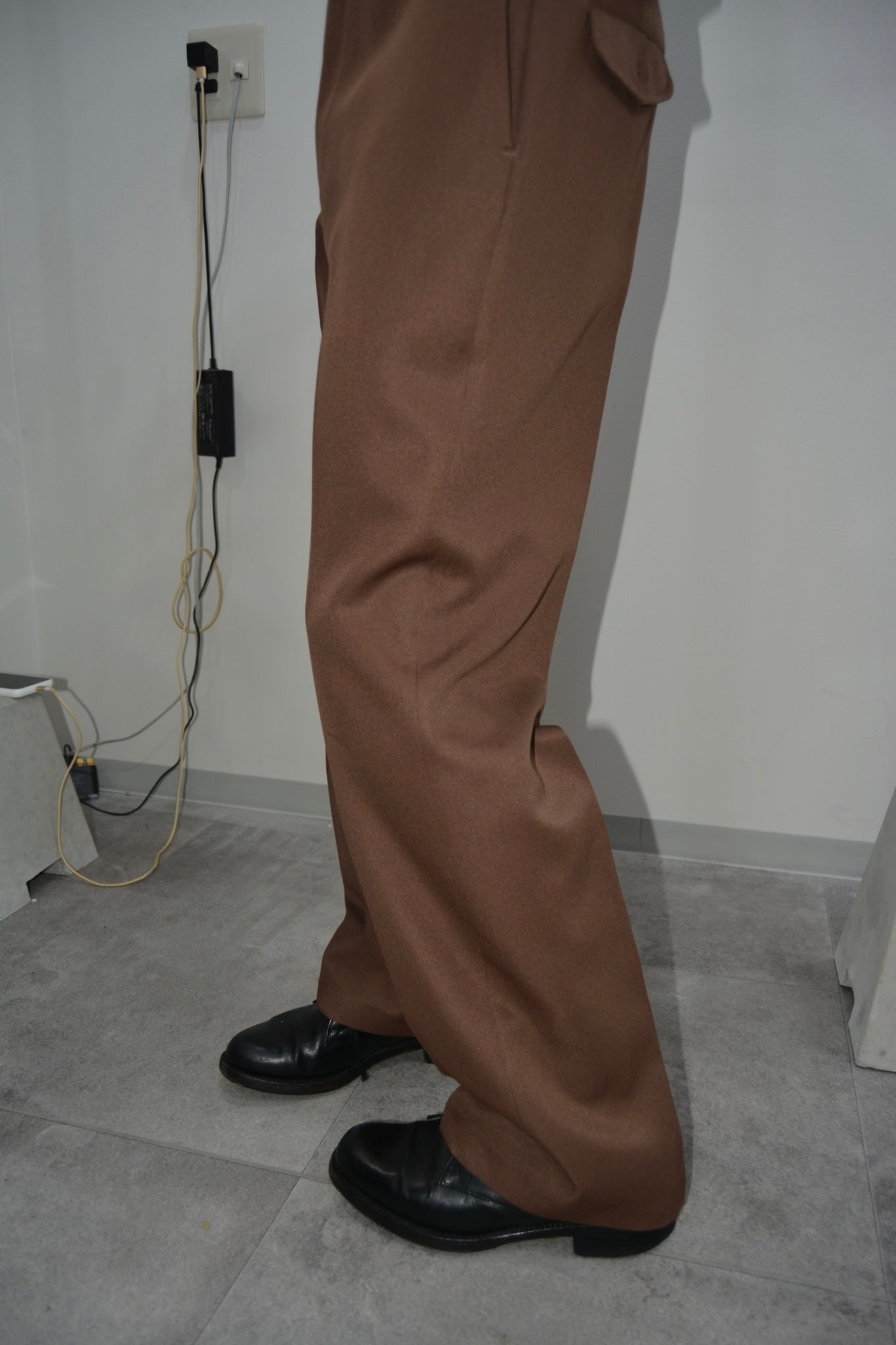 HAGGAR Magic Stretch Brown Slacks