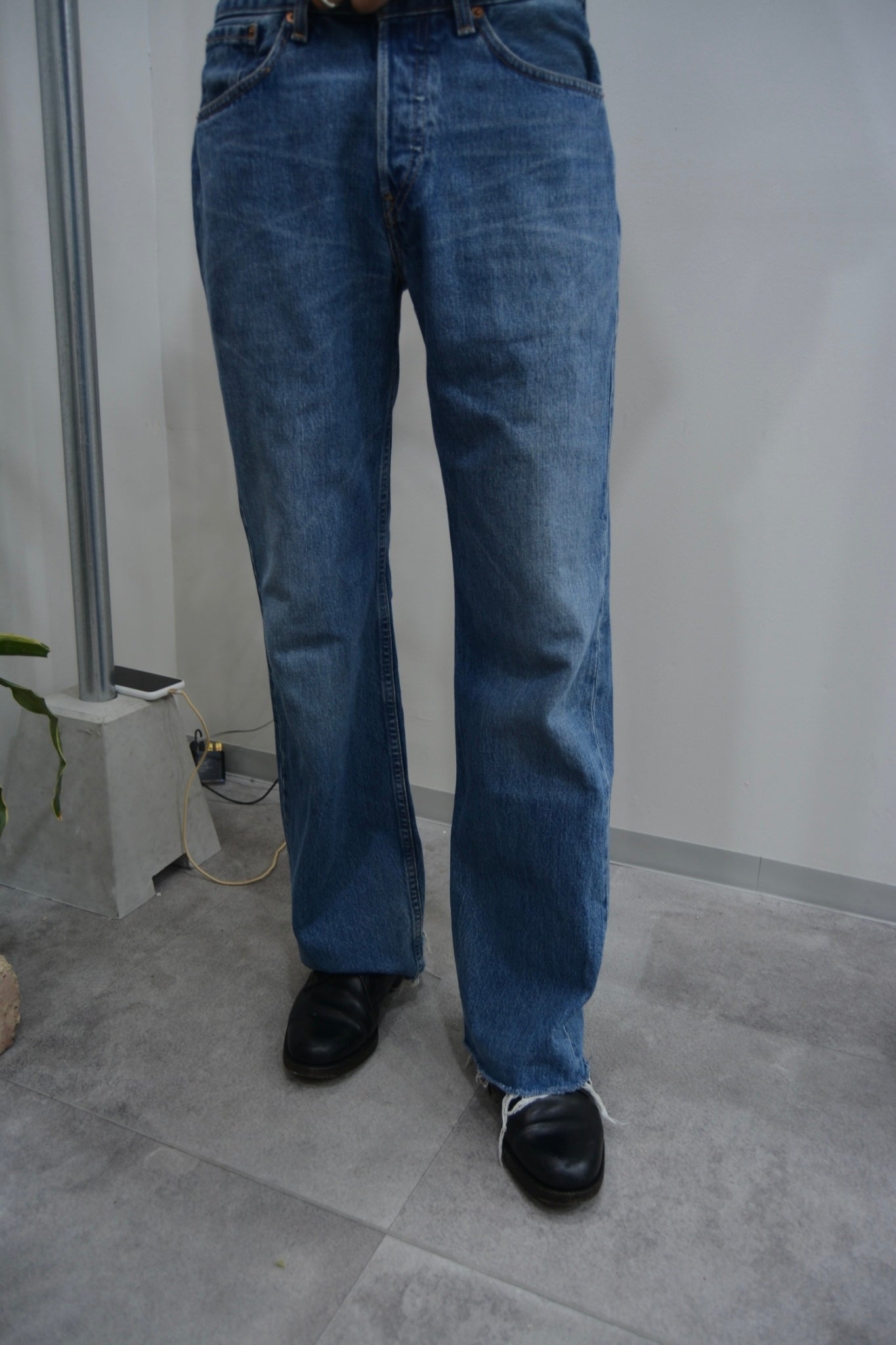 Levi's cut off flare denim pants