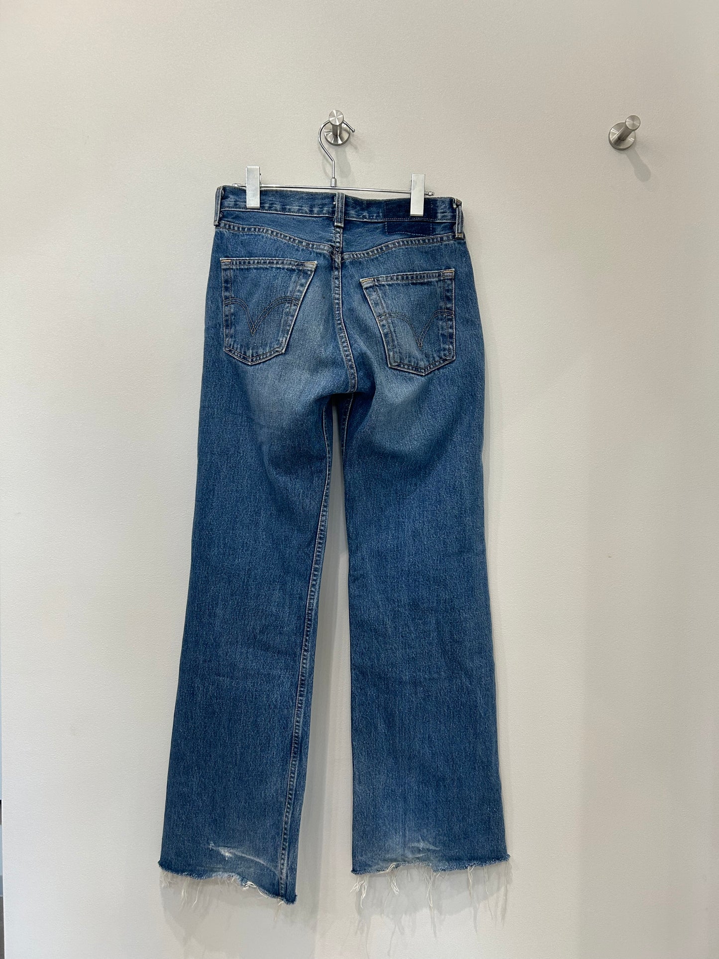 Levi's cut off flare denim pants
