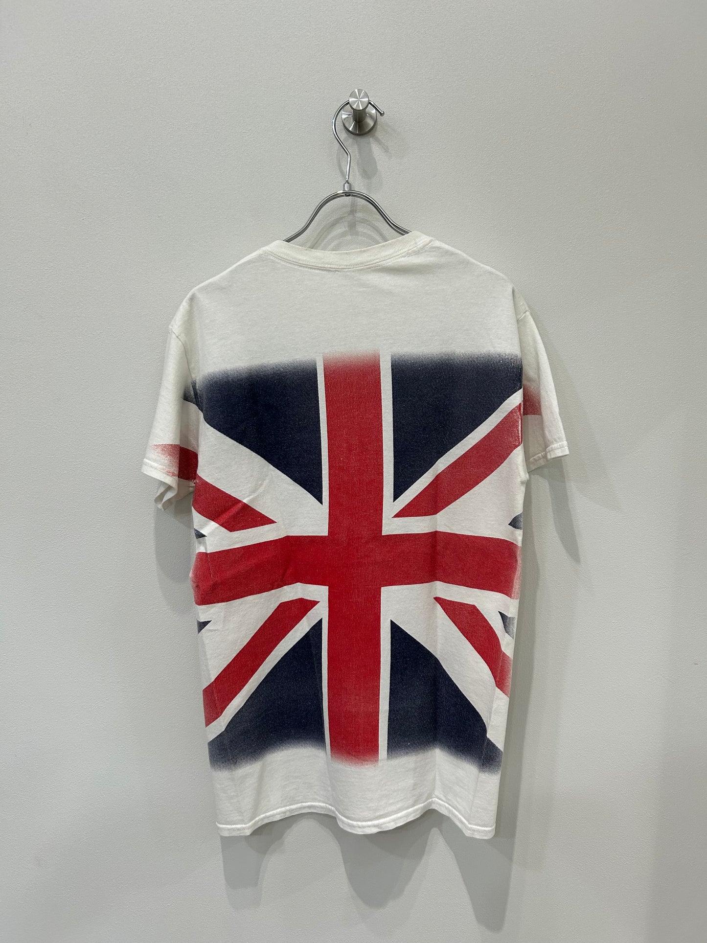 Used British flag tee