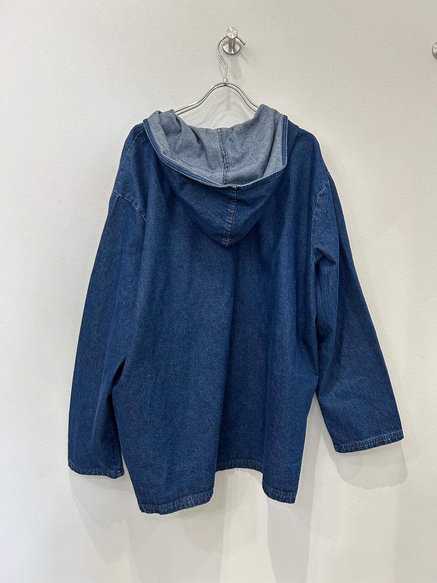 Chic Zip denim hoodie