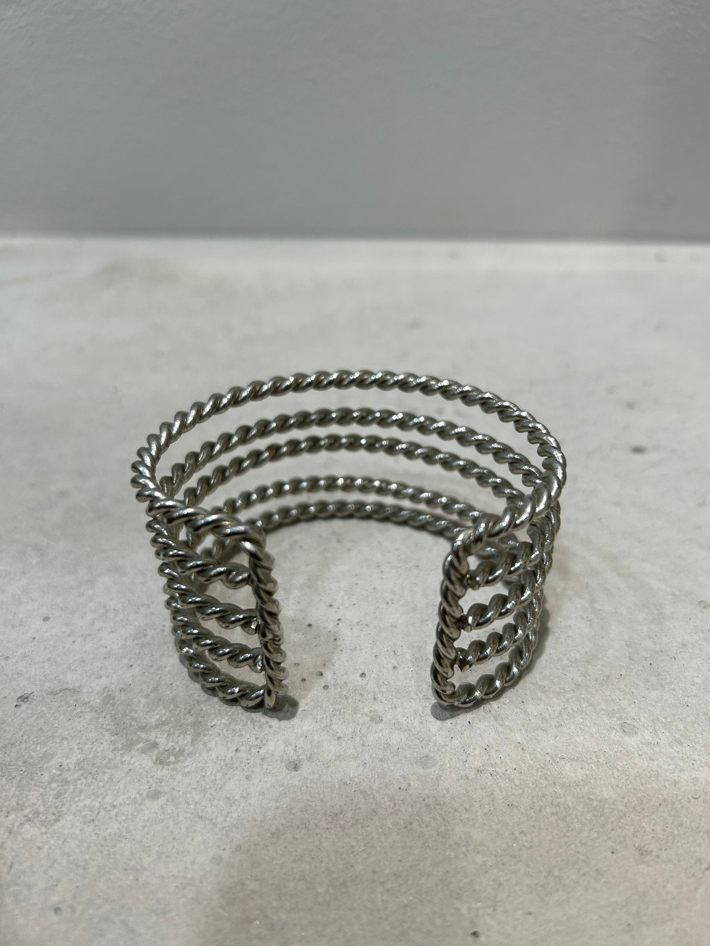Vintage Twist silver bracelet