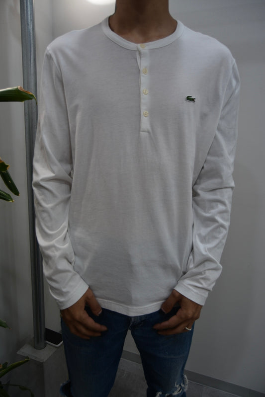 Lacoste Henley Neck Long sleeve tee