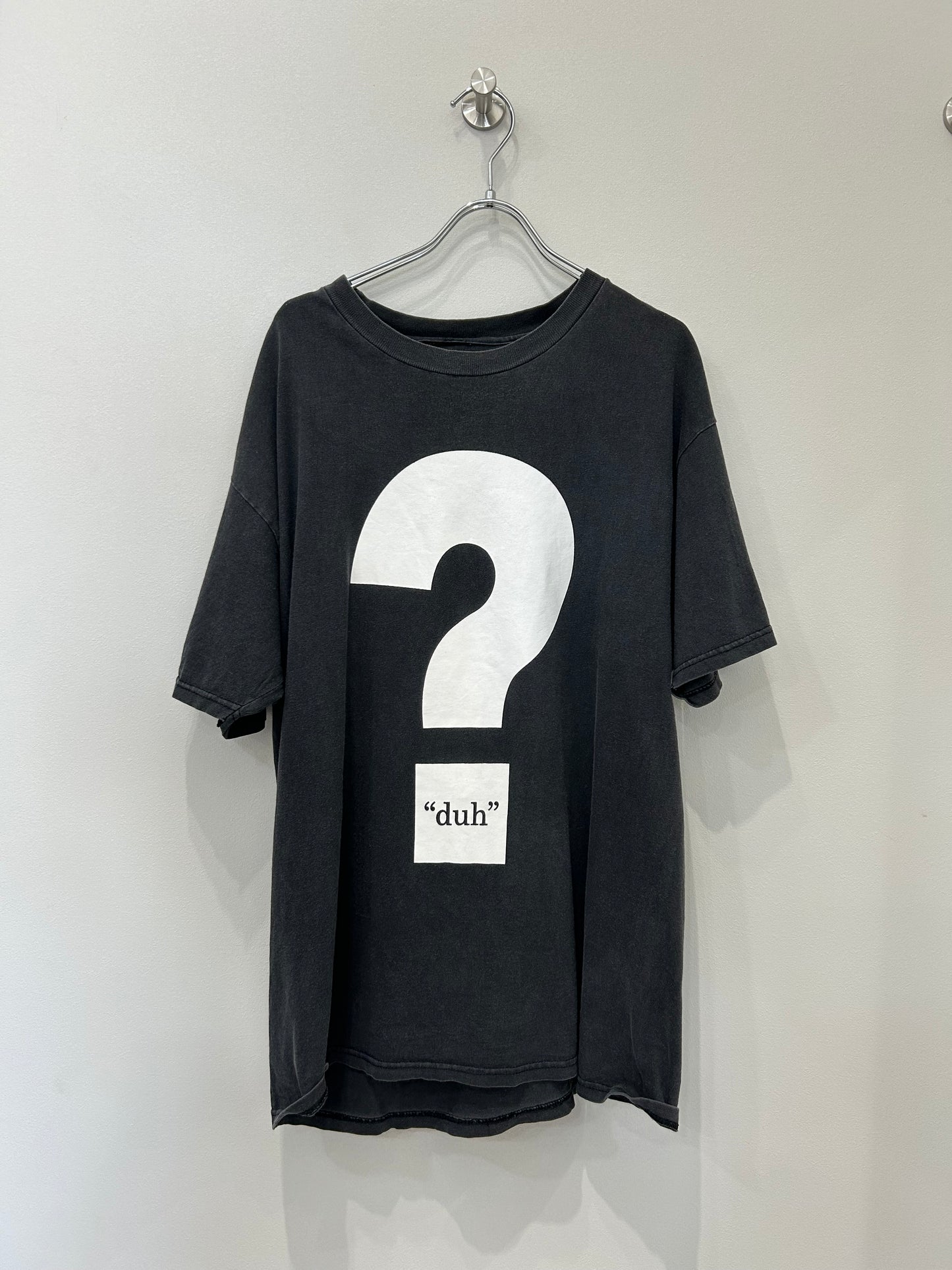 Used question mark "duh" Tee