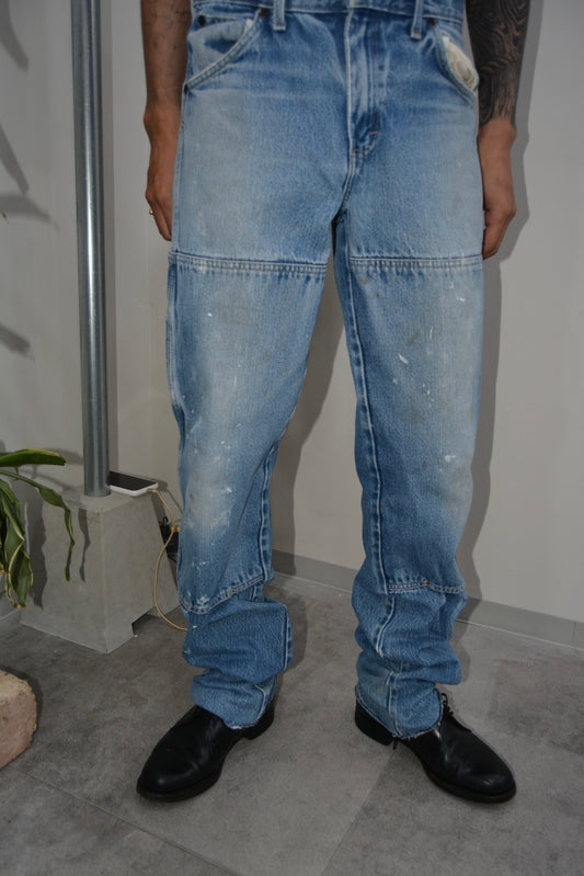 Dickies Double Knee Painted Denim Pants