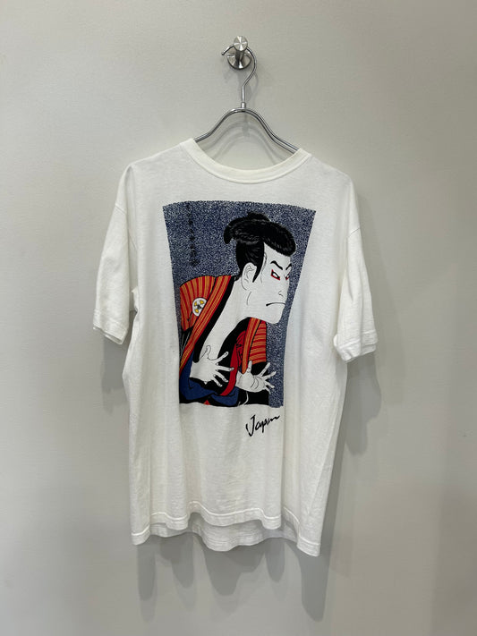 Used Ukiyoe print tee