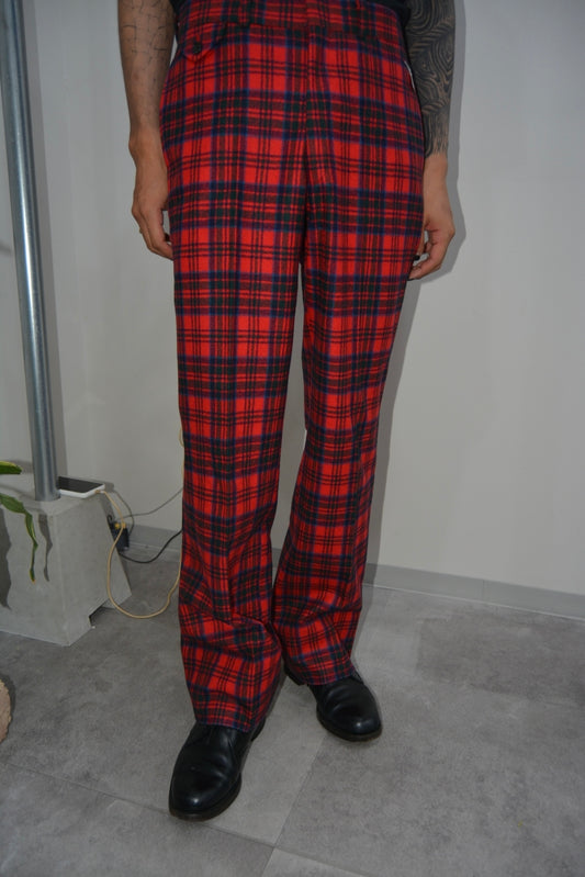 VOX wool check slacks