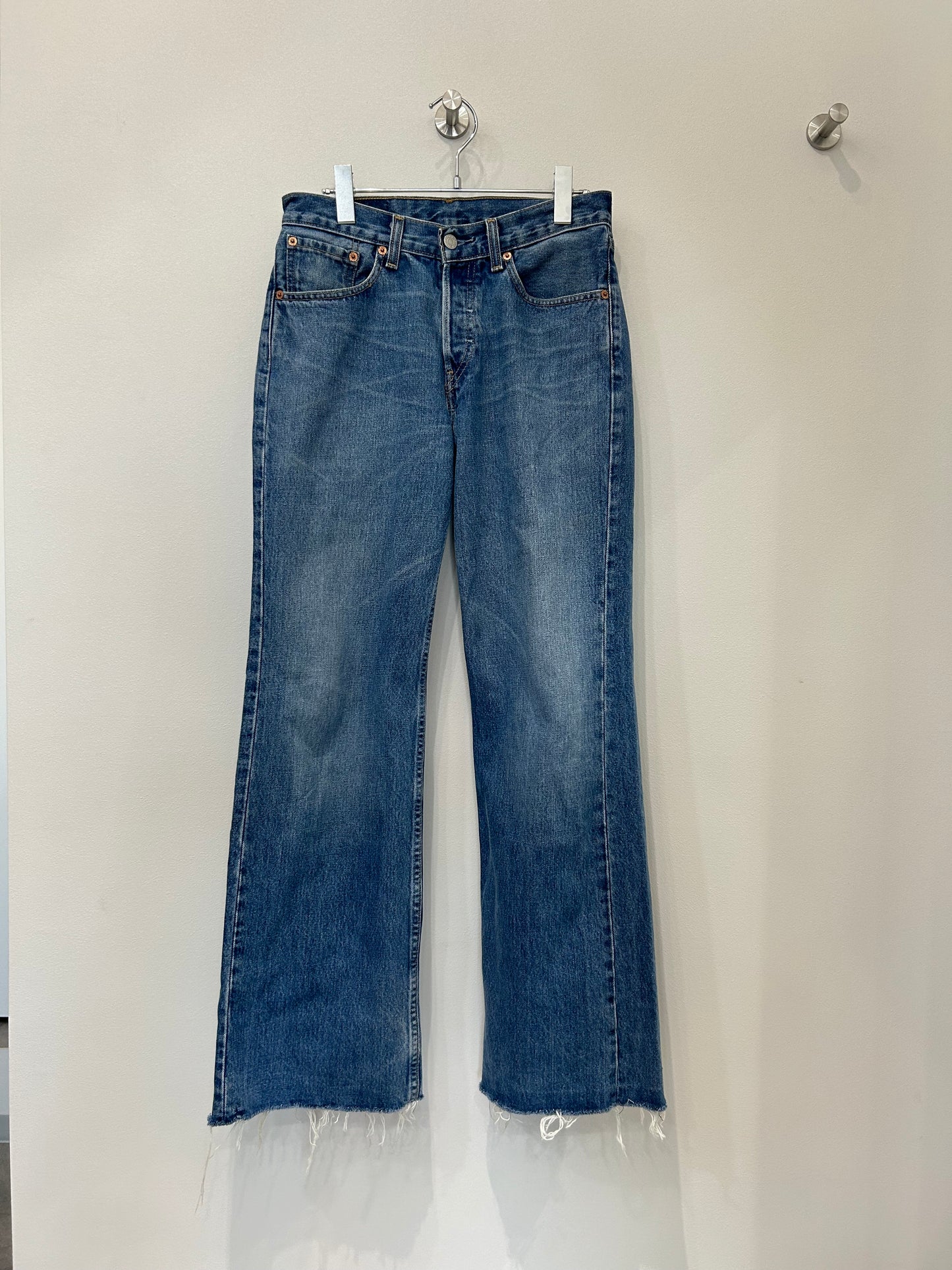 Levi's cut off flare denim pants