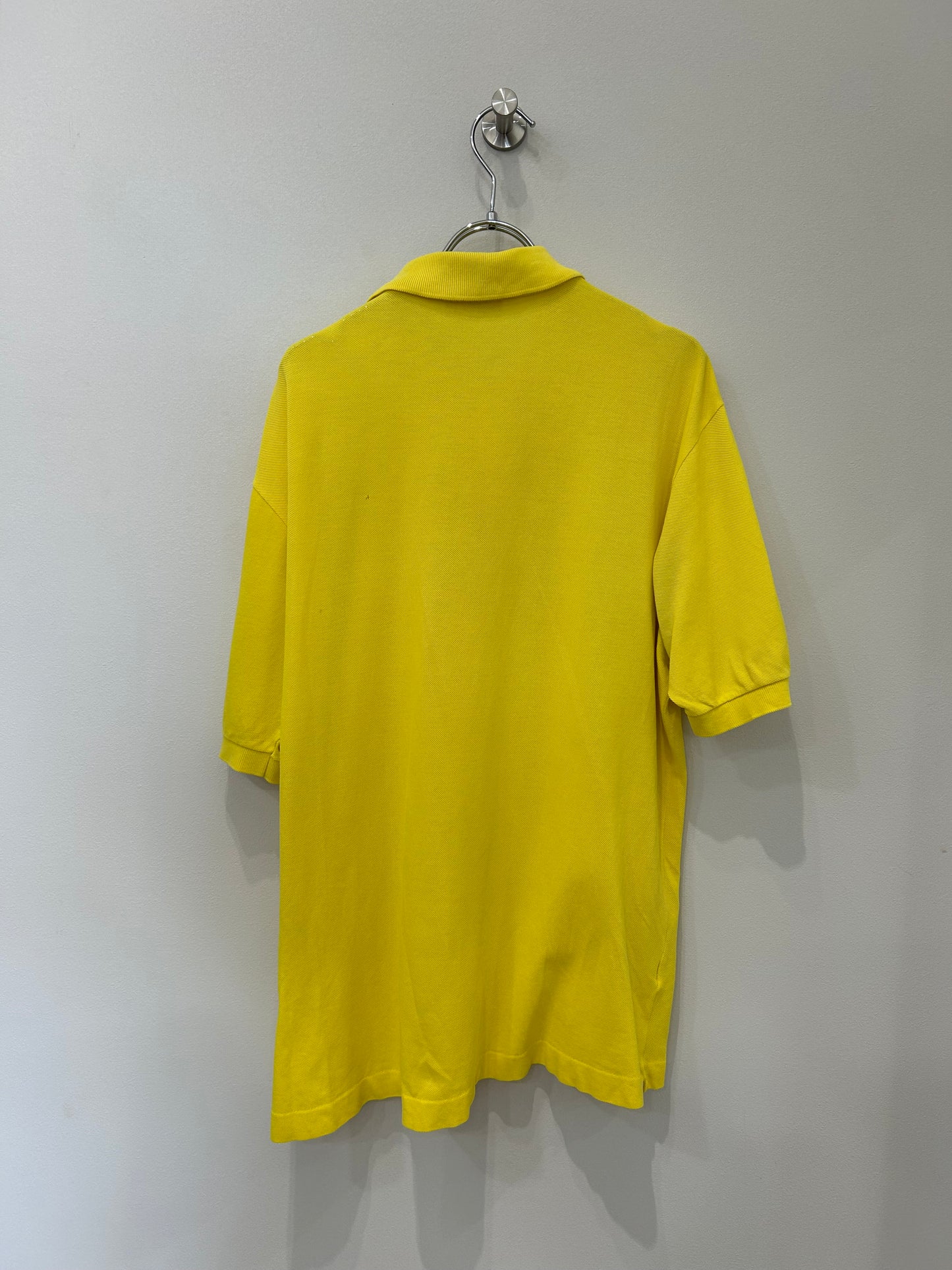 Vintage French Lacoste yellow polo shirt