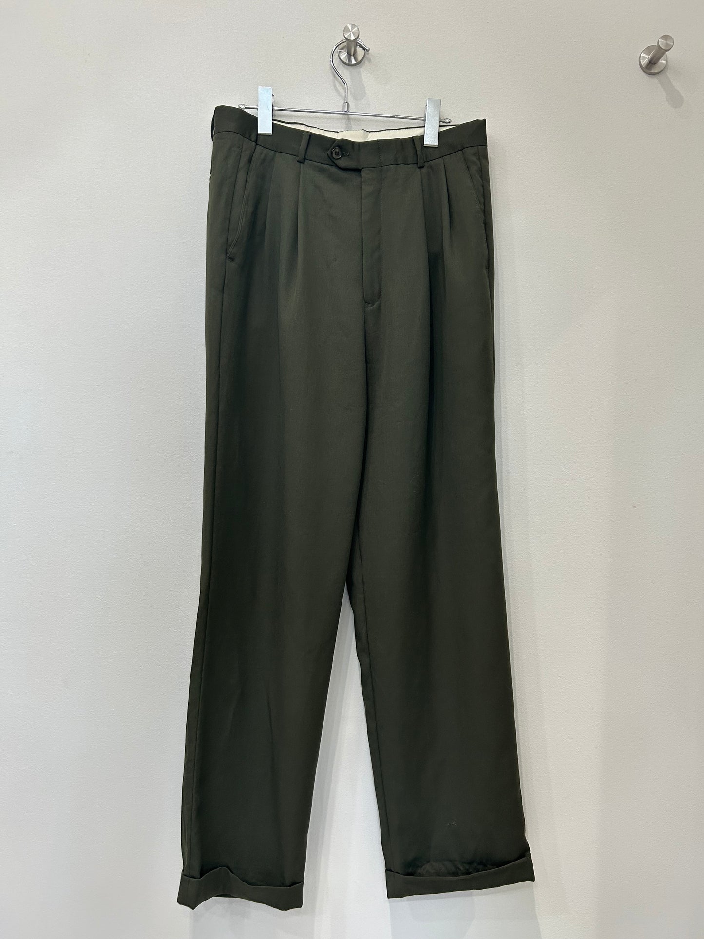 Vintage 2tack green slacks