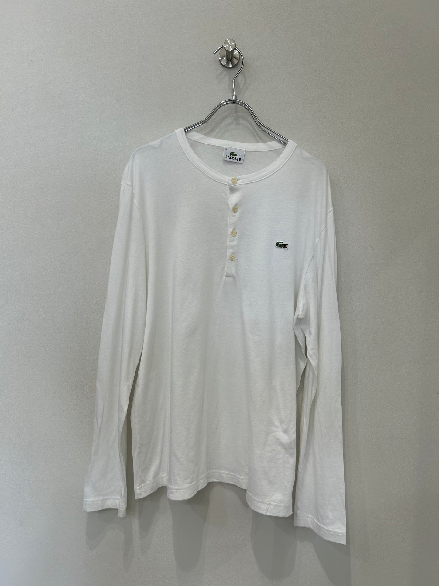 Lacoste Henley Neck Long sleeve tee
