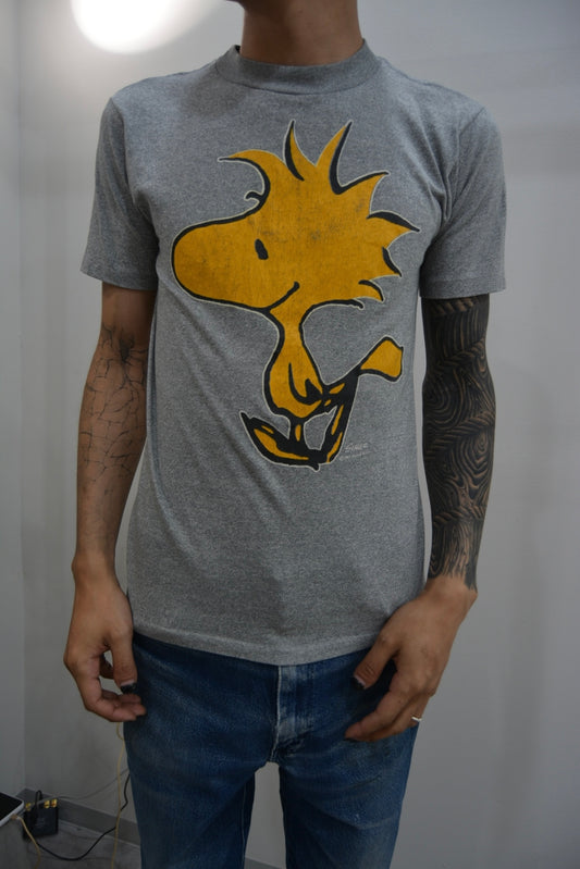 Vintage Peanuts Woodstock grey tee