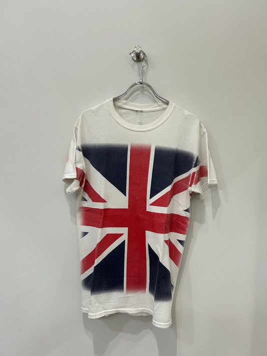 Used British flag tee