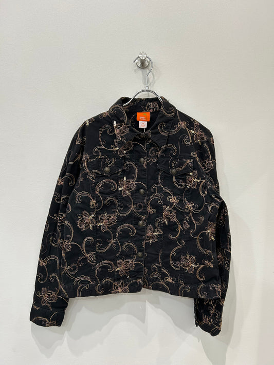90's  Design black denim Jacket